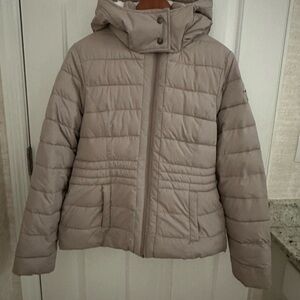 Hollister kids jacket, size large,  great condition, taupe color
